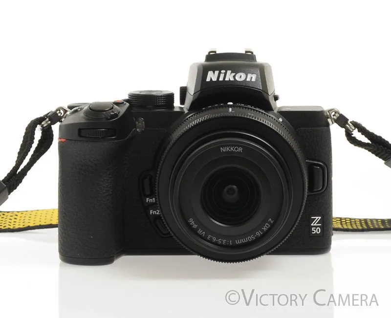 Nikon Z50 20.9MP Mirrorless Camera w/ 16-50mm Zoom Lens   2 Batteries -Clean-