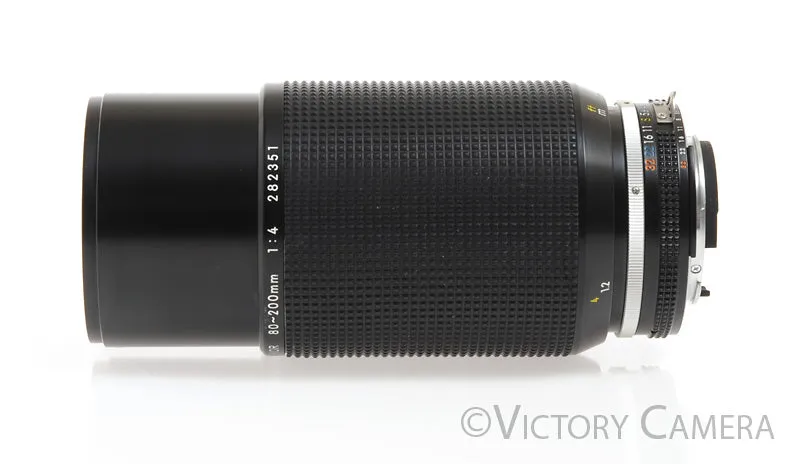 Nikon Zoom-Nikkor 80-200mm f4 AI-S Telephoto Zoom Lens -Clean-