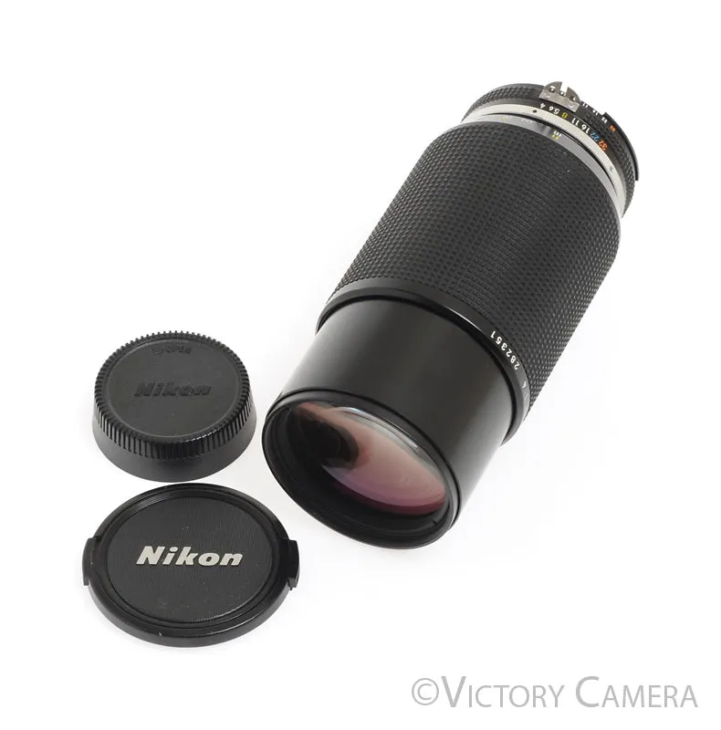 Nikon Zoom-Nikkor 80-200mm f4 AI-S Telephoto Zoom Lens -Clean-