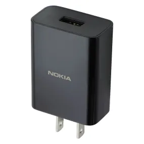 Nokia USB-A 9V/2A Wall Charger (1-CHUSQ302-097) - Black