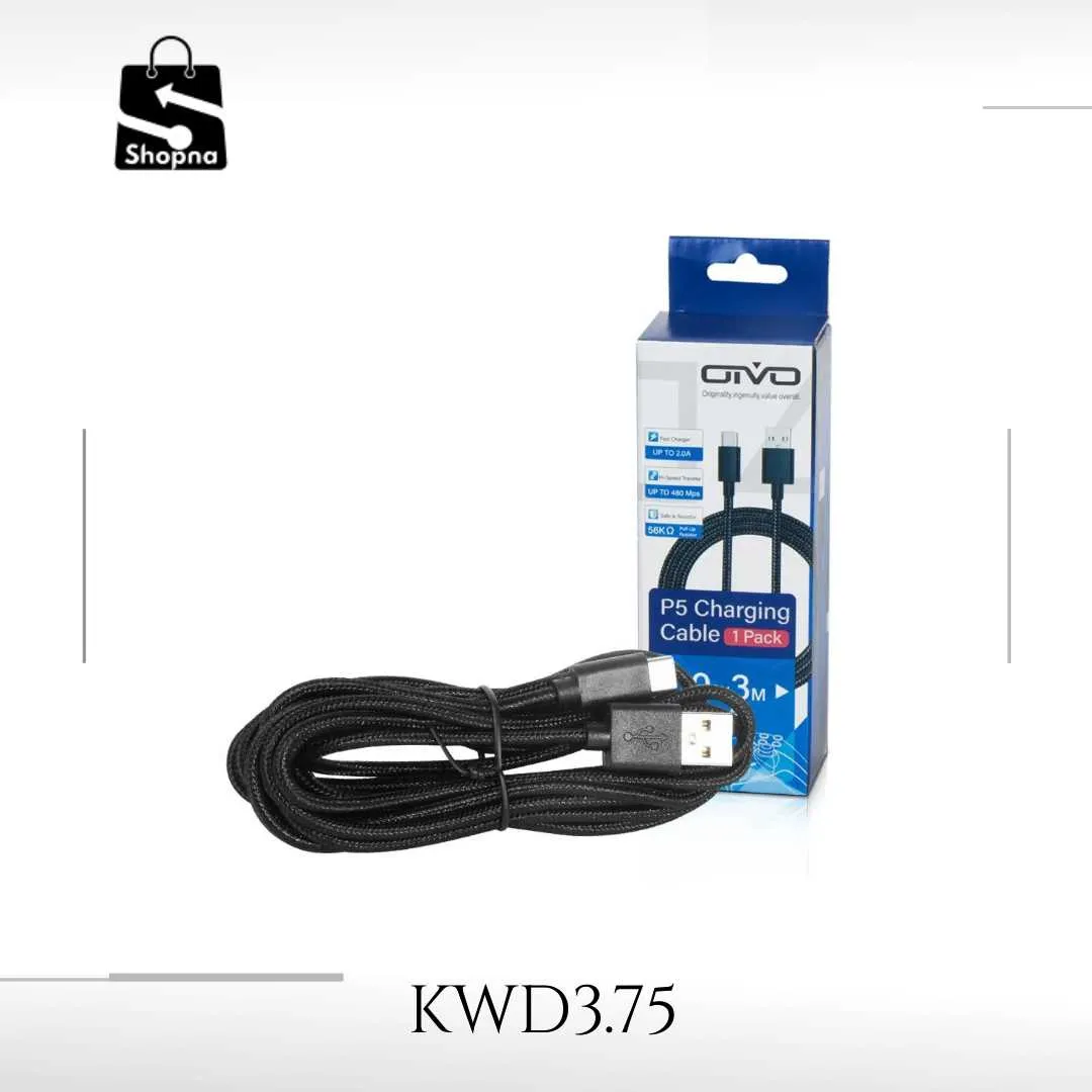 OIVO 3M Extra Long Cable Charger for PS5