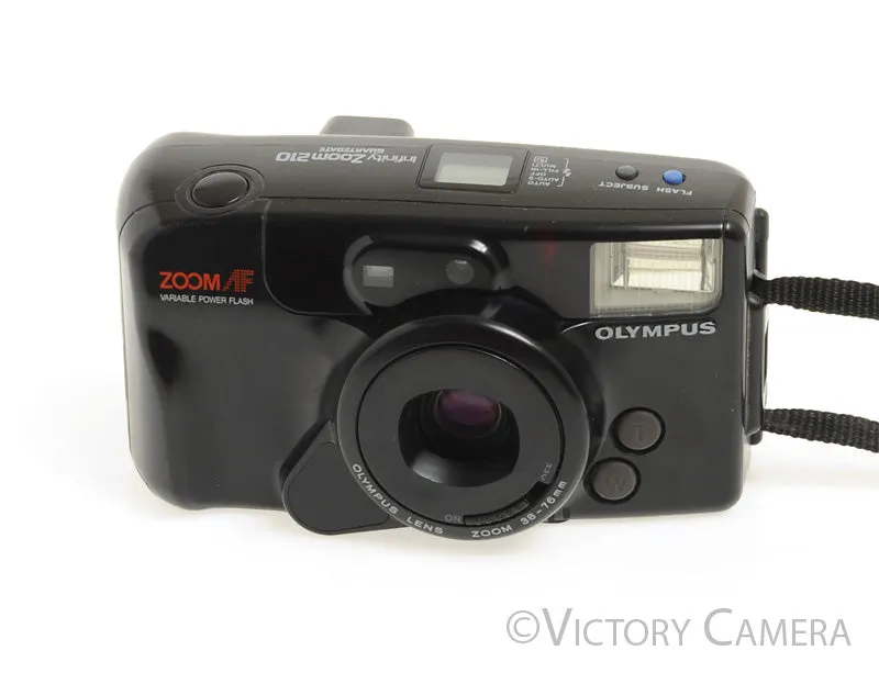 Olympus Infinity Zoom 210 Quartzdate 35mm Point & Shoot Film Camera [EX]