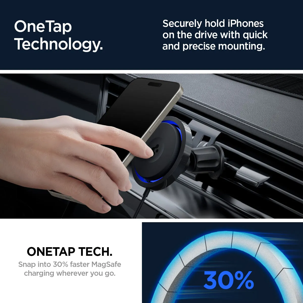 OneTap Pro 3 CryoMax™ Air Vent Car Mount | ITS12WC (MagFit)