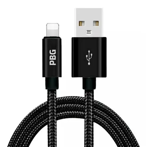 PBG XL 10FT Charger Compatible for Iphone Cable's  Nylon Woven -iPhone Charger Cable