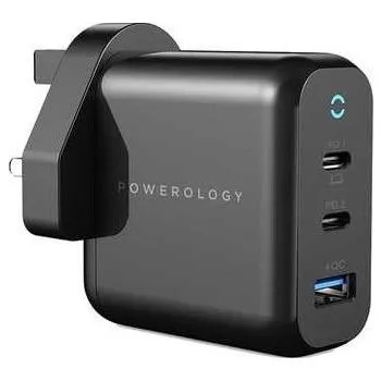 Powerology compact 3 Output 65W Gan Charger