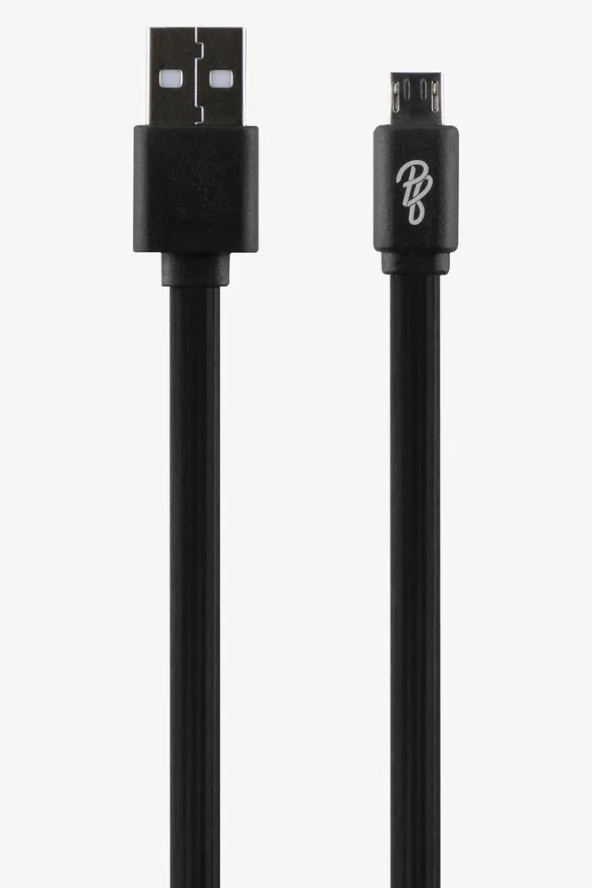 Pro Bass Energise 1.2M Usb Cable Black