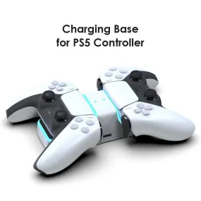 PS5 Controller Charger Dual USB Fast Charging Dock Station Stand