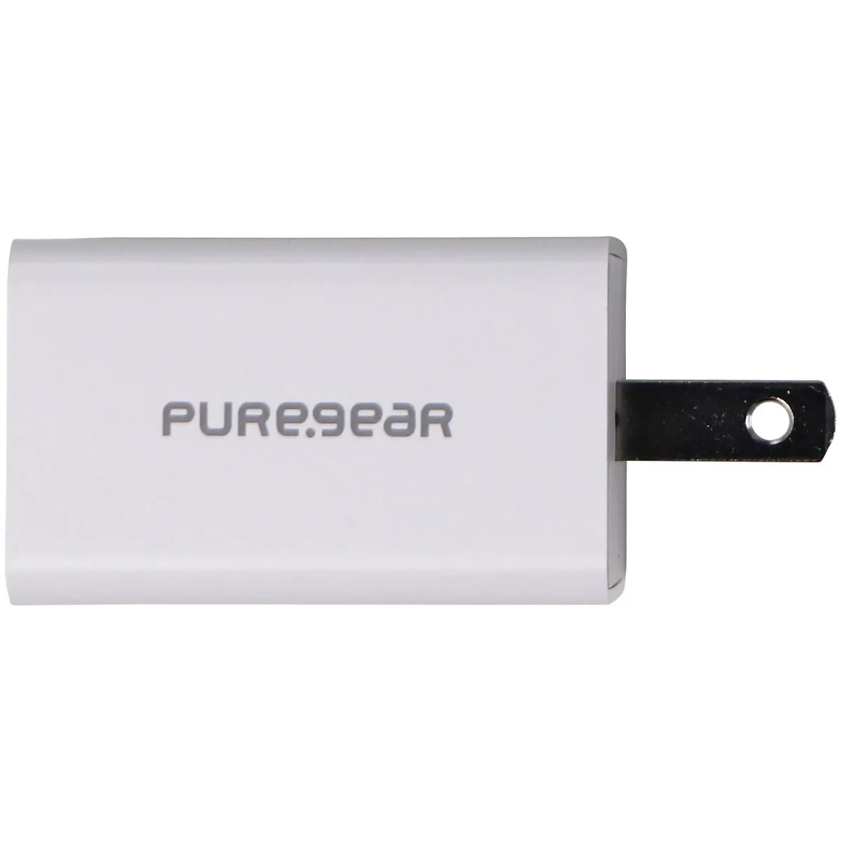 PureGear 25-Watt LightSpeed Wall Charger with Single USB-C Port - White