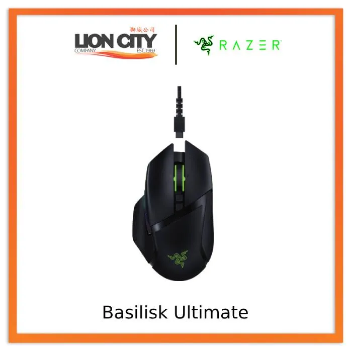 Razer Basilisk Ultimate -Wireless Gaming Mouse with Charging Dock - AP Packaging