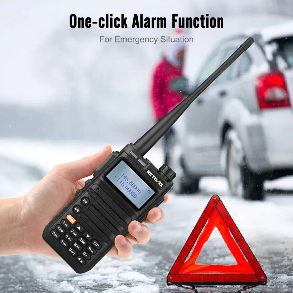 Retevis RA685 Walkie Talkie Ham Two-way Radio Stations Long Range Walkie-talkies Profesional UHF VHF USB Type C Charger 5W