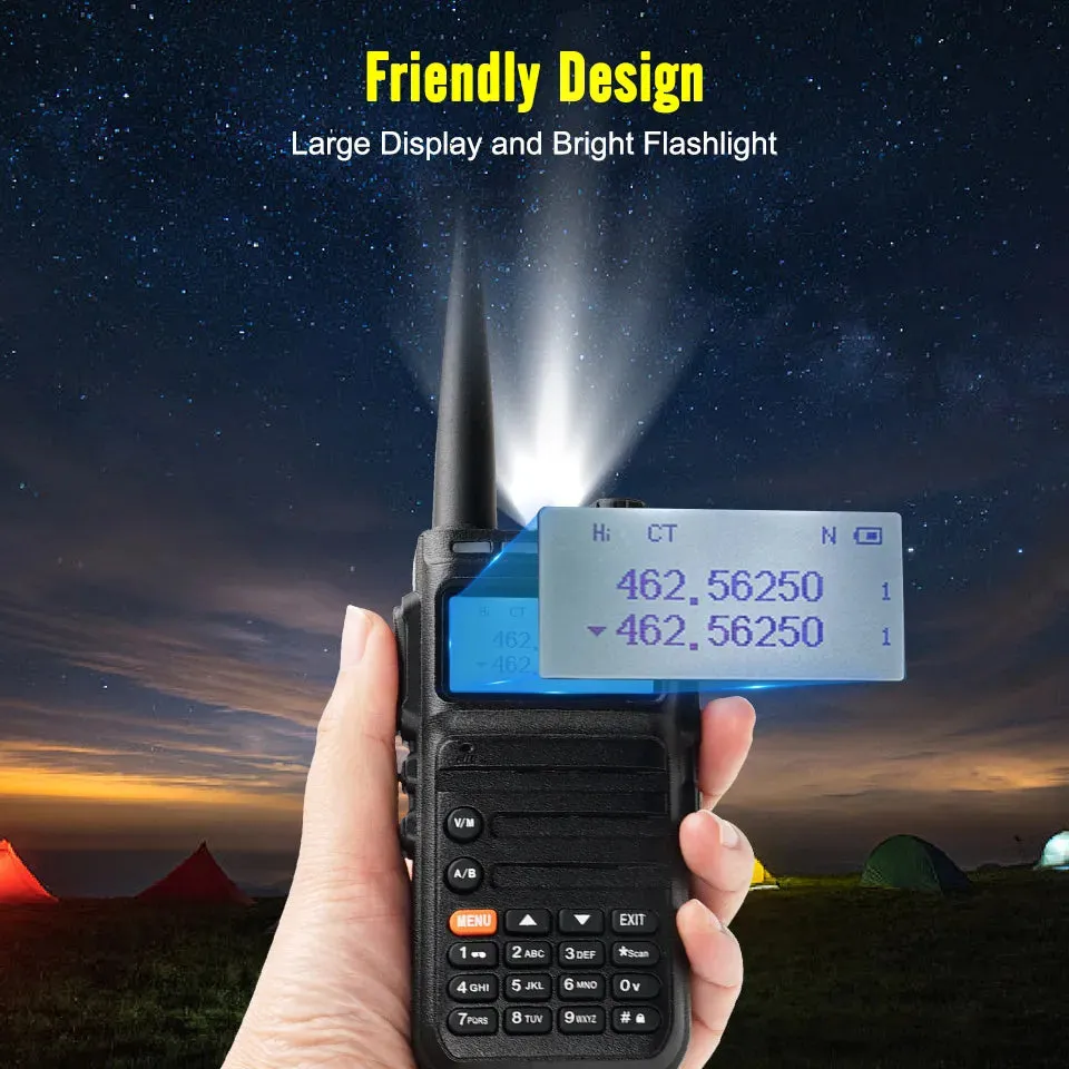 Retevis RA685 Walkie Talkie Ham Two-way Radio Stations Long Range Walkie-talkies Profesional UHF VHF USB Type C Charger 5W