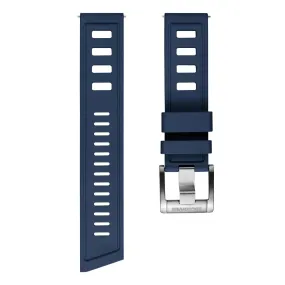 RigMaster Diver FKM Rubber Watch Strap - Navy Blue