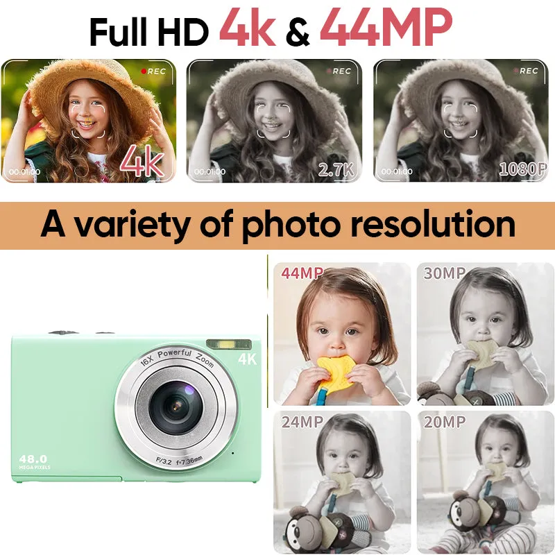 SAKER® 4K Zoom Digital Camera