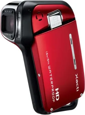 Sanyo Xacti VPC-CA9 Waterproof Camcorder - Red