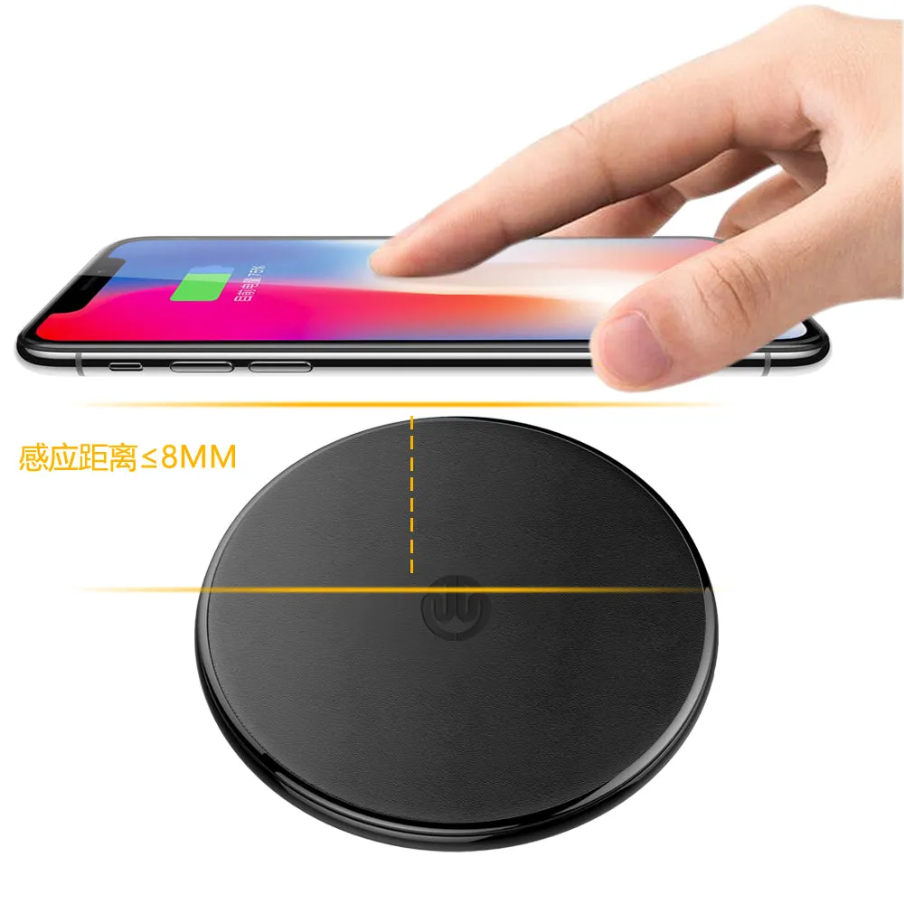 SHINEWOW FC180 Wireless Fast Charger for Samsung Galaxy Note 8 S8 S7 S6 Edge and Standard Charge for Apple iPhone X / 8 / 8 Plus