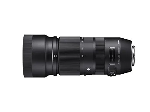 Sigma 100 - 400 mm F5-6.3 DG OS C Canon Fitting HSM Lens - Black