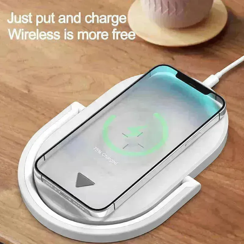 Stonego 3-in-1 Charger & Lamp: Fast 15W Charge