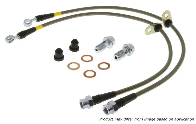 StopTech 05 Chrysler 300C 5.7L V8 w/ Vented Rear Disc Stainless Steel Rear Brake Lines