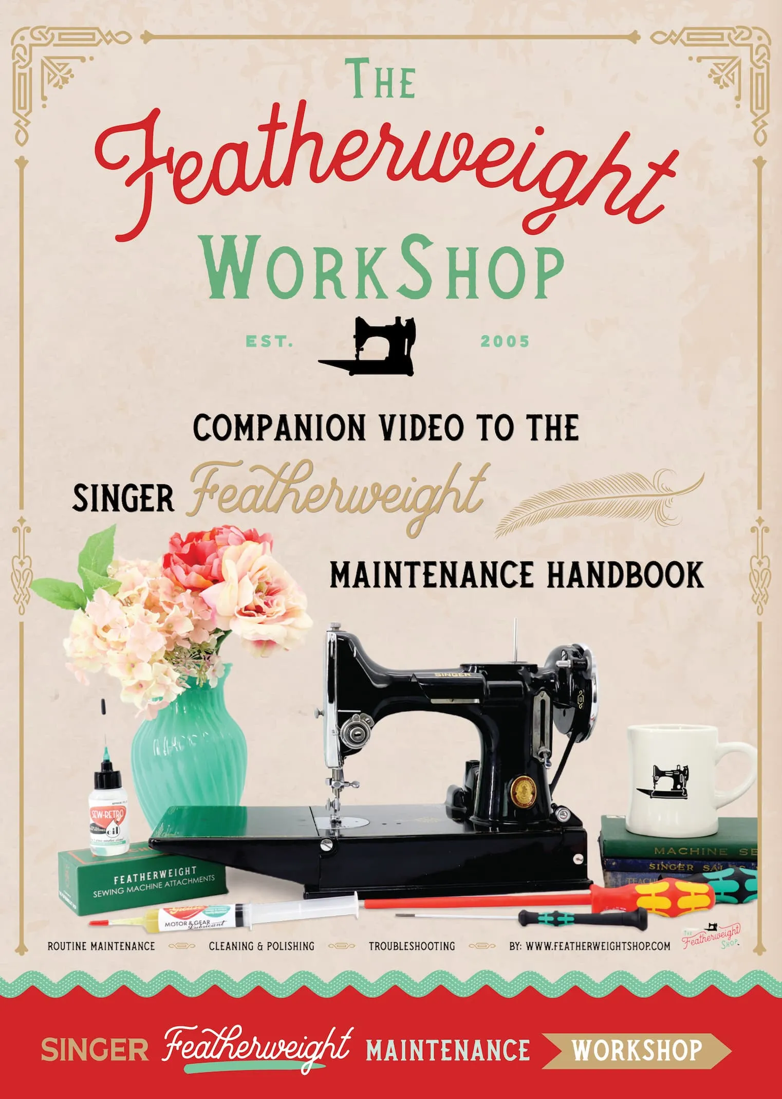 STREAMING, Singer Featherweight Maintenance Workshop - WATCH NOW