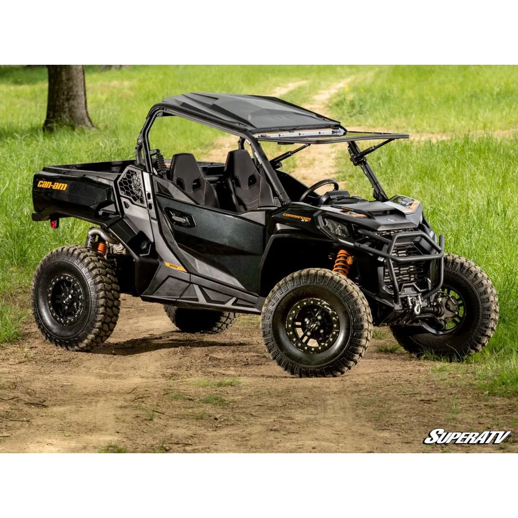 SuperATV Can-Am Commander MaxDrive Power Flip Windshield