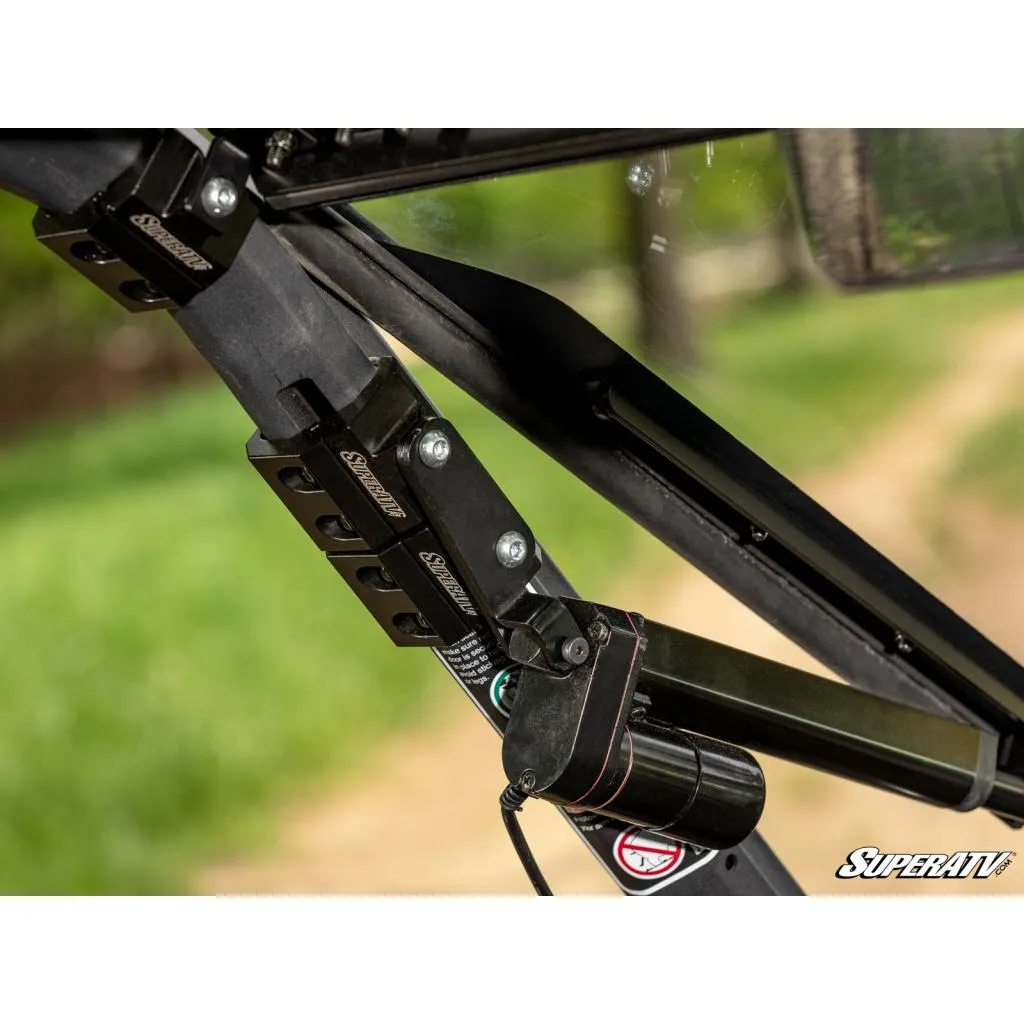 SuperATV Can-Am Commander MaxDrive Power Flip Windshield