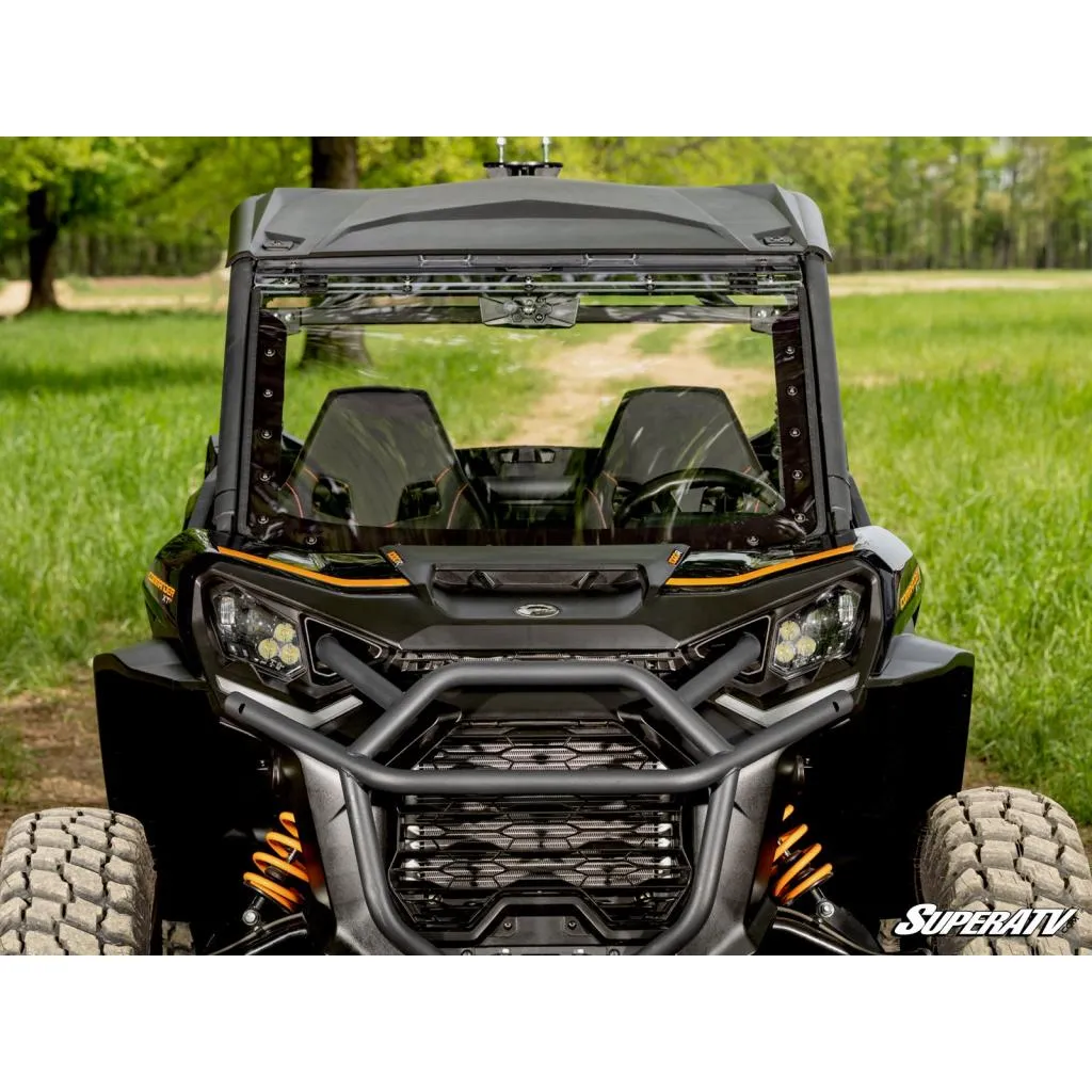 SuperATV Can-Am Commander MaxDrive Power Flip Windshield