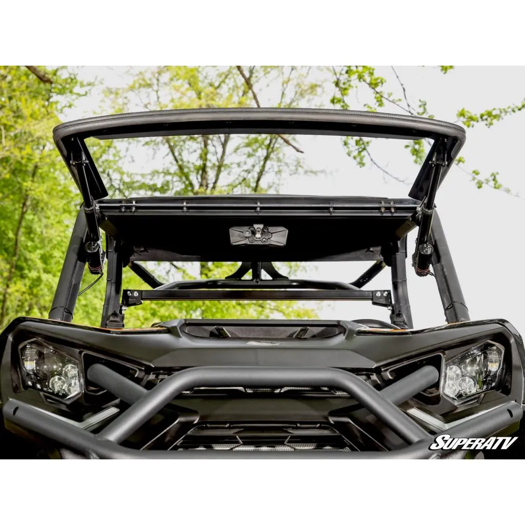 SuperATV Can-Am Commander MaxDrive Power Flip Windshield