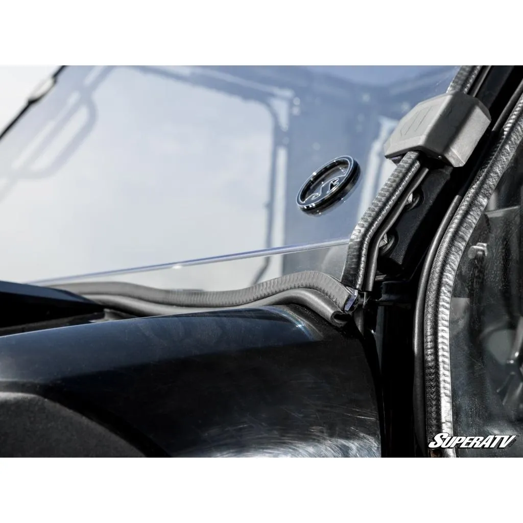 SuperATV Kawasaki Mule Pro Scratch-Resistant Full Windshield