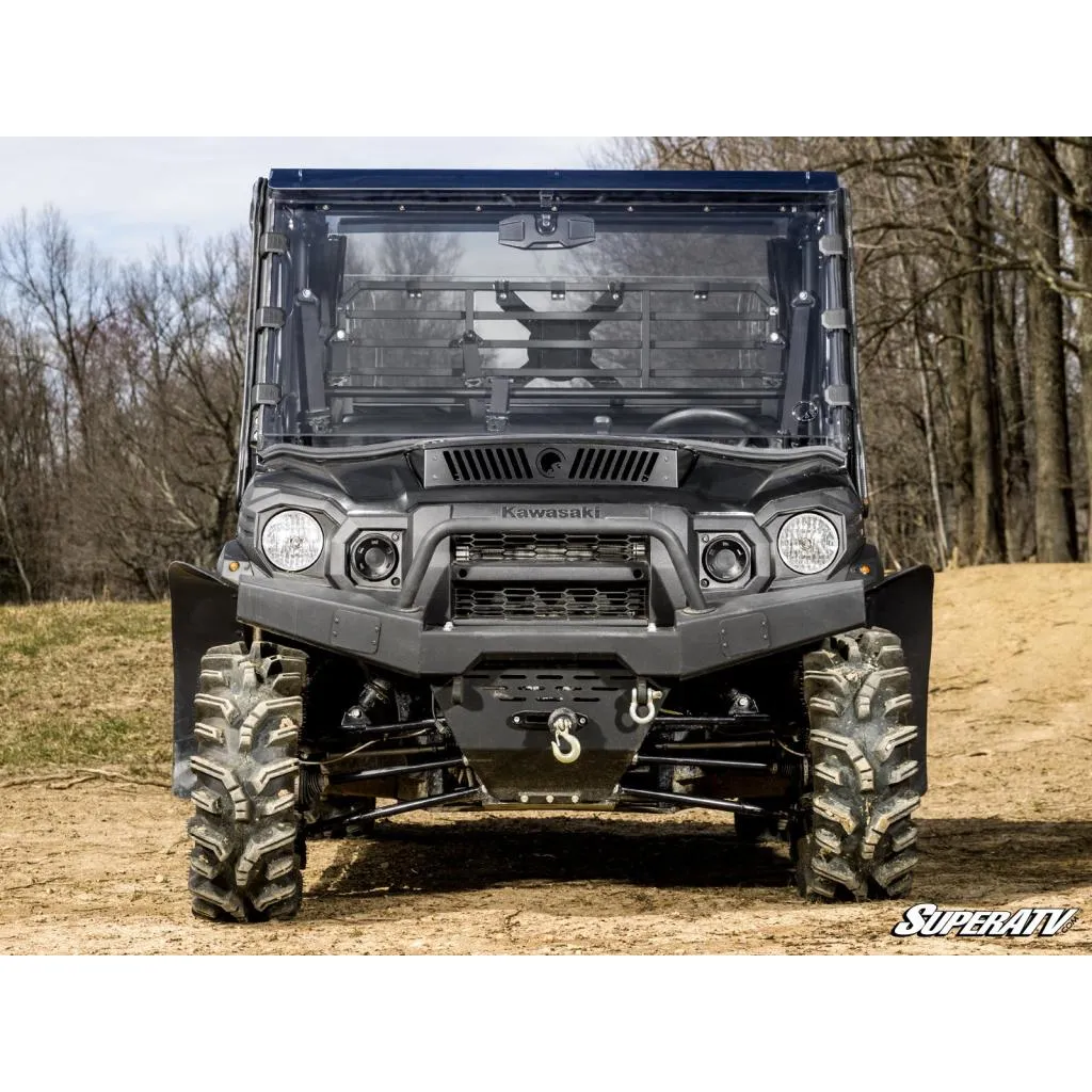 SuperATV Kawasaki Mule Pro Scratch-Resistant Full Windshield