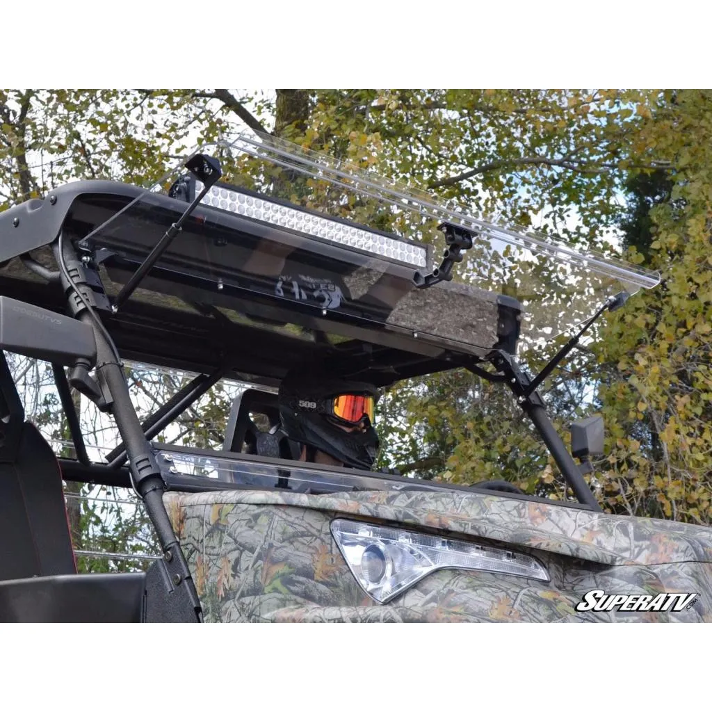 SuperATV ODES Dominator Scratch Resistant Flip Windshield