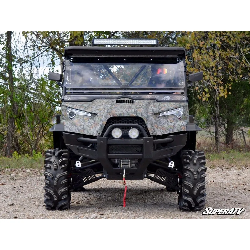 SuperATV ODES Dominator Scratch Resistant Flip Windshield