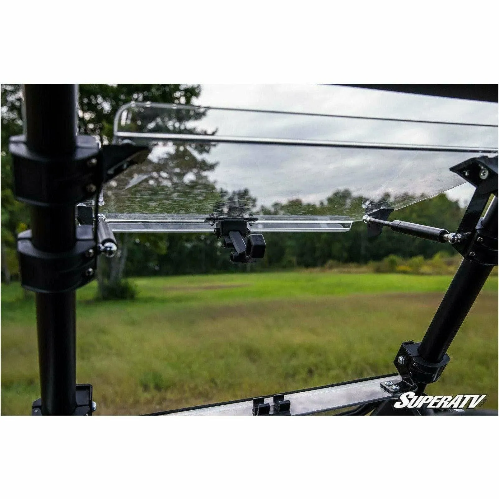 SuperATV Polaris RZR RS1 Scratch Resistant Flip Windshield