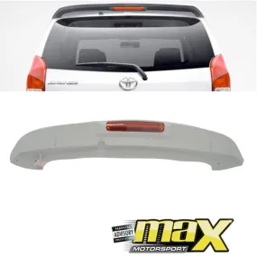 Toyota Avanza (16-On) Unpainted Plastic Roof Spoiler