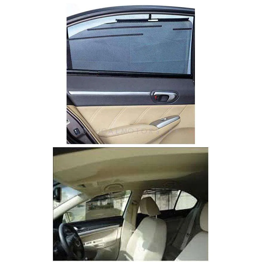 Toyota Fortuner Side Retractable Windshield Window Sunshield Visor Sun Shade Curtain - Model 2016-2021 - Sun Shade | Parda