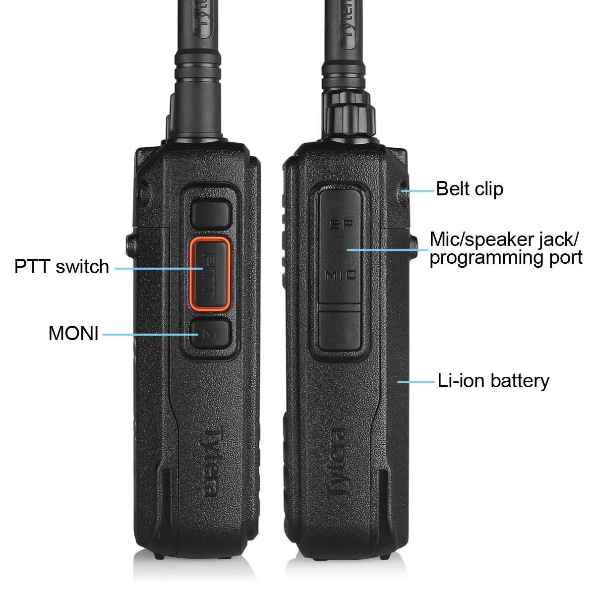 TYT MD-380 UHF DMR Digital Radio    Remote Speaker [DISCONTINUED]