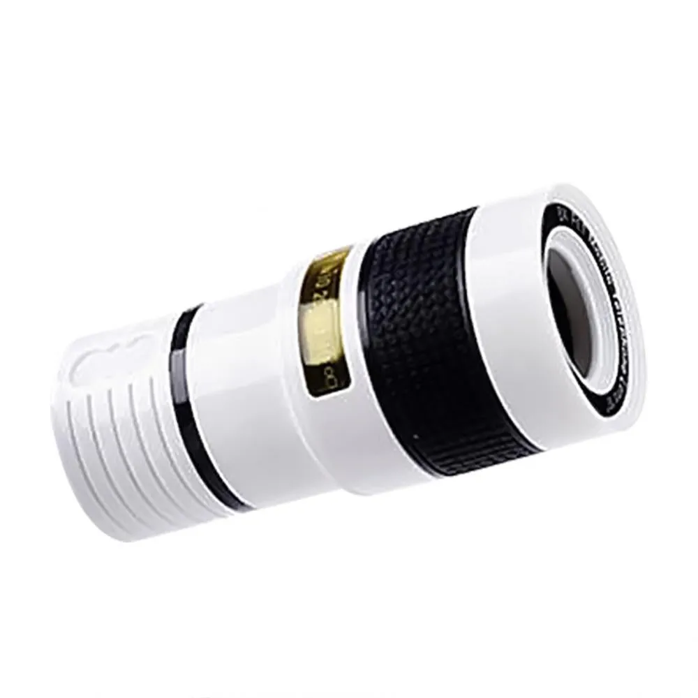 Universal 12X High Clarity Zoom Telescope Phone Camera External Telephoto Lens with Clip