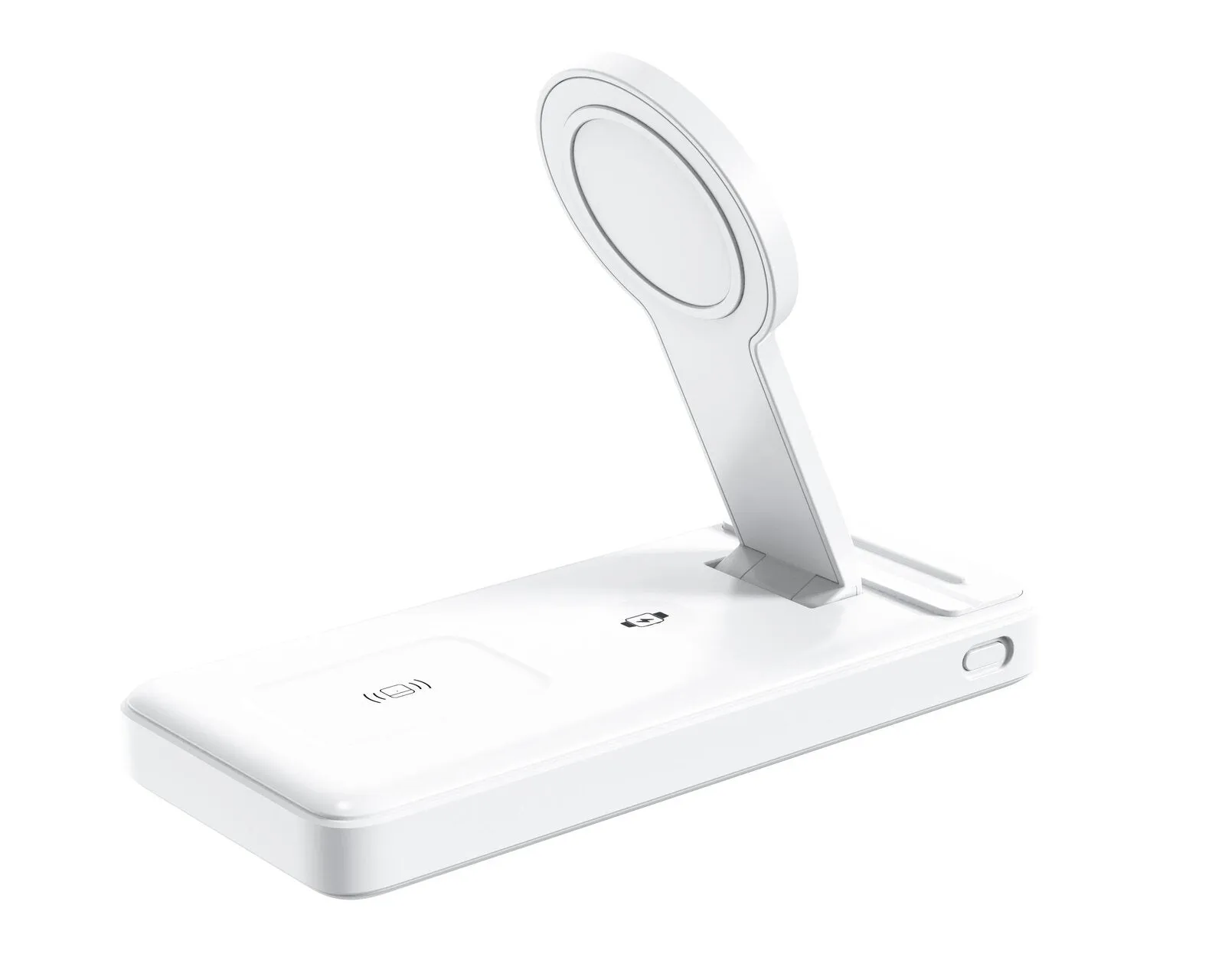 Urban PowerBuddy 5-in-1 Foldable Wireless Charger Powerbank (White)