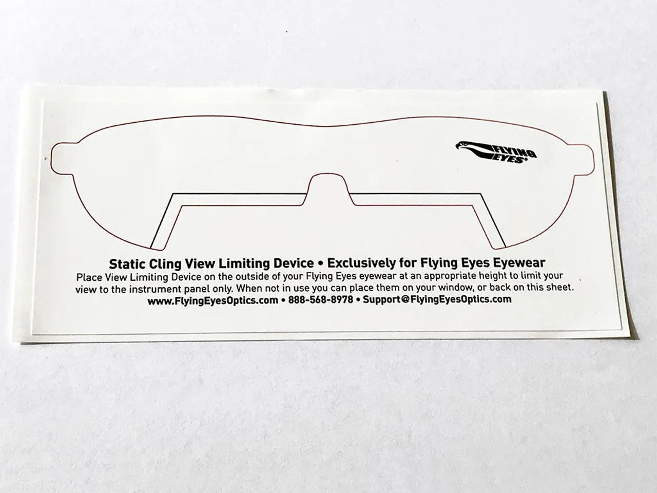 View Limiting Device for Pilot Instrument Training