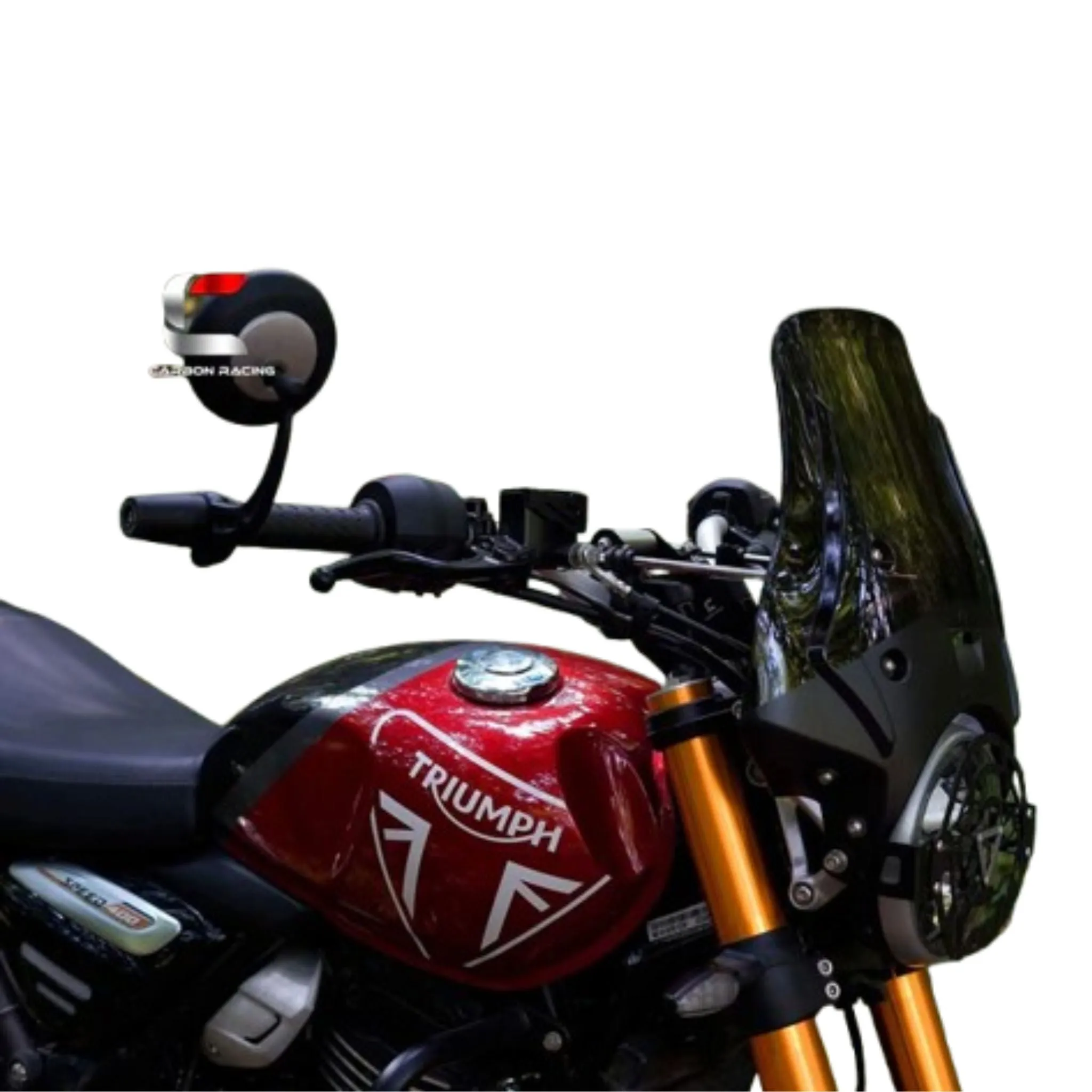 Wind Shield-For Triumph Speed 400-Wanderer Premium-Touring Windshield-Smoked