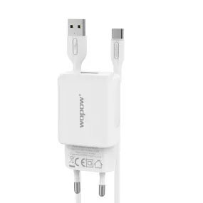 Wopow Usb Travel Charger Kit With Usb Type-C Cable