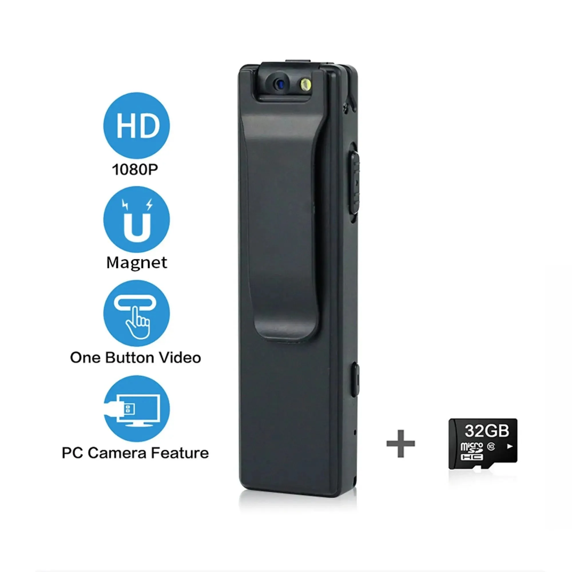 Z3 Mini Body Camera - 1080P HD Hidden Spy Camera