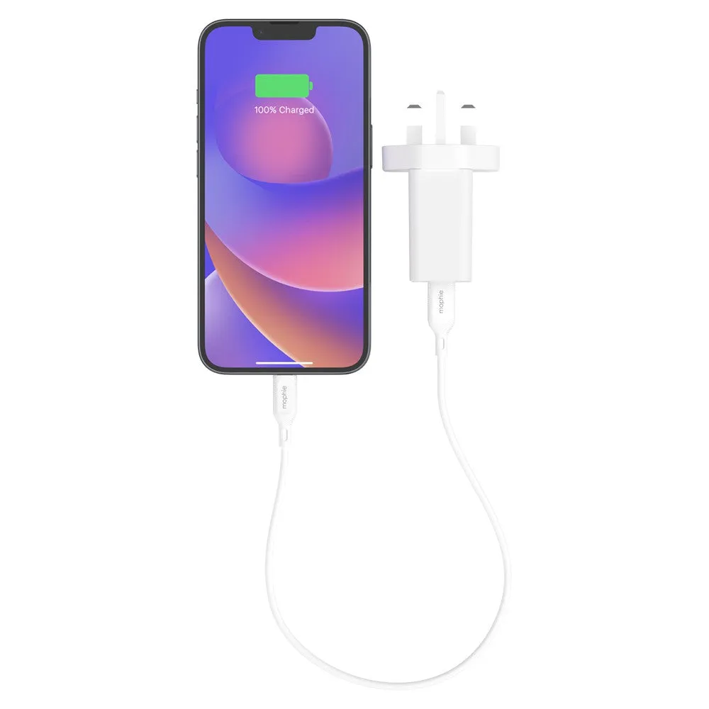 Zagg Mophie 20W Fast Charge USB-C PD Wall Adapter - White | 409911857