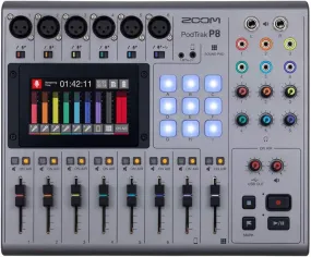 Zoom PodTrak P8 Mixer and Recorder.